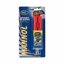 MANNOL 9904 Клей для пластмасс/Epoxi-Plast 30гр. 1/12уп/144шт. 2405